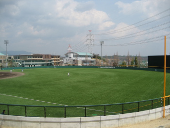 東海学園大学野球場 施工実績 積水樹脂株式会社 人工芝